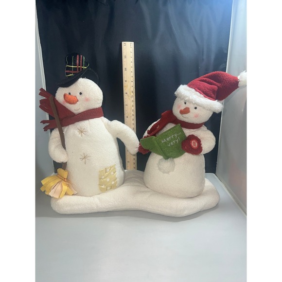 Hallmark Other - Hallmark Jingle Pals '03 Caroling Snowmen Musical Animated Christmas Plush Decor